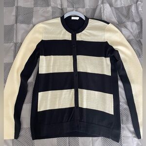 Akris Punto Luxurious Women’s Cardigan. Size Small to Medium. Premium Leather.